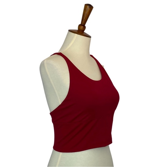 Red Racerback Sports Bra - Picture 8 of 9